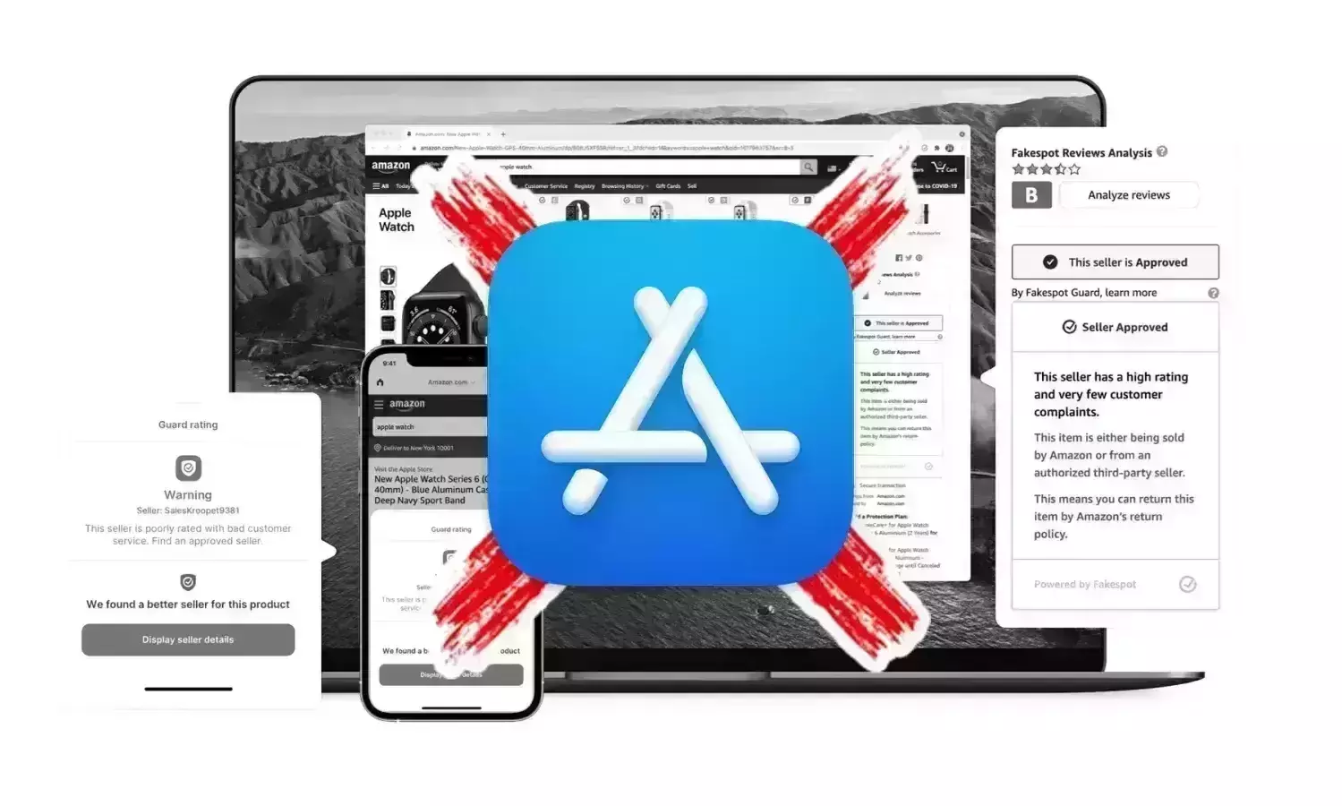 Apple pulls Fakespot from app store following complaint from Amazon