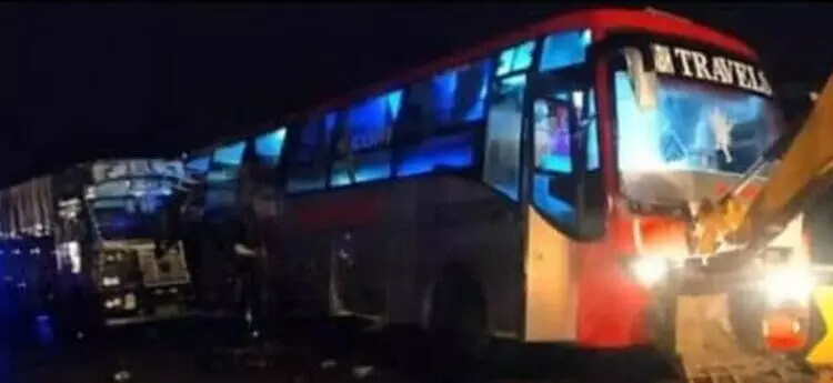 18 killed after truck rams into stationary bus in UP, PM announces ex-gratia