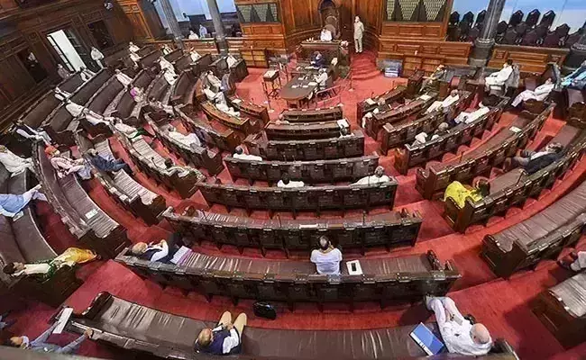 Rajya Sabha adjourned following protests by the opposition