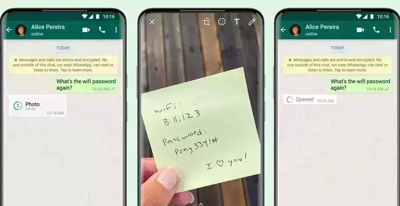 WhatsApp launches View Once photos and videos that disappear