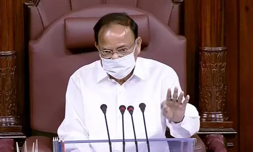 Sacredness of House destroyed: Vice-President Naidu breaks down