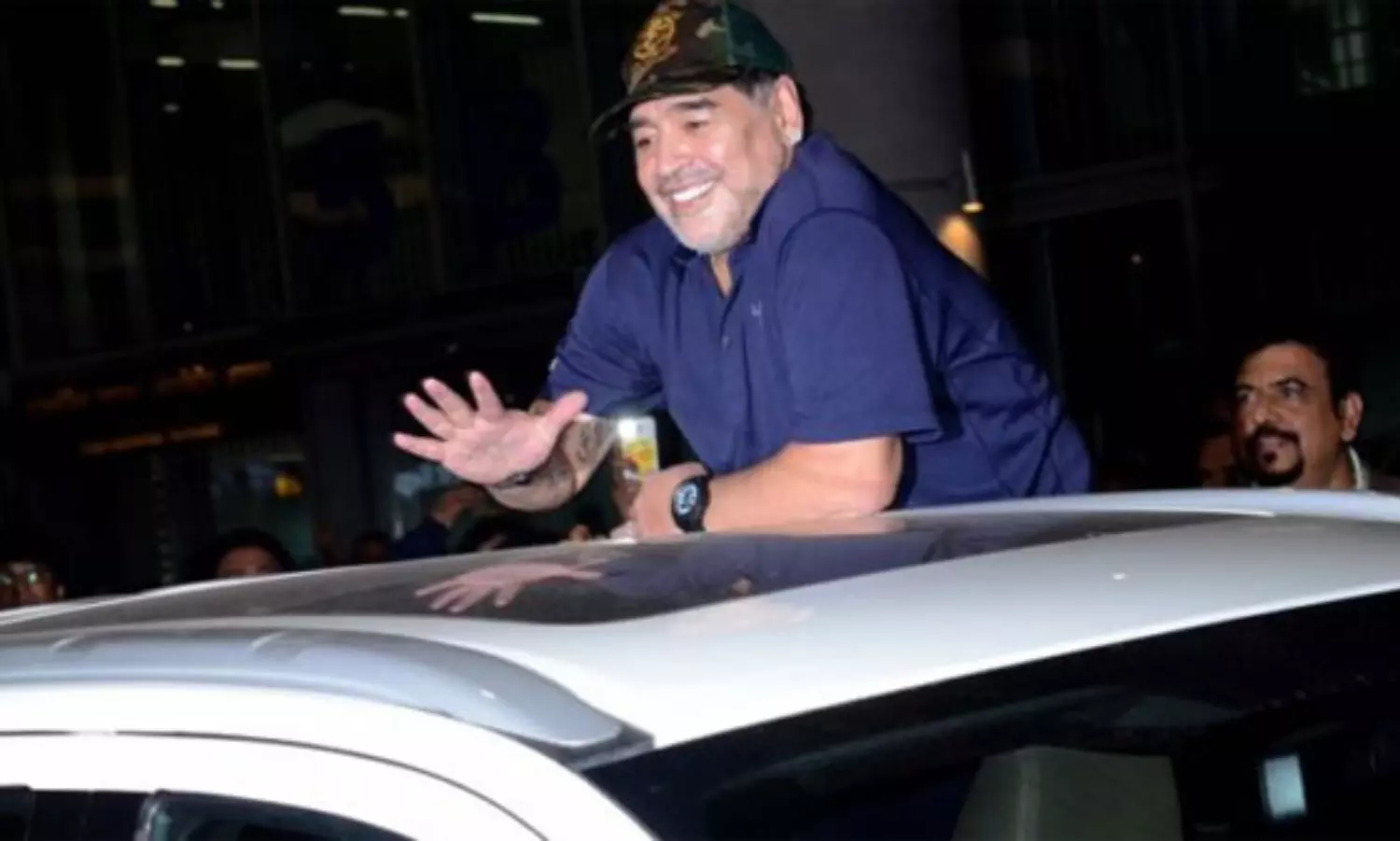 Maradona arrives in Kolkata on three-day visit