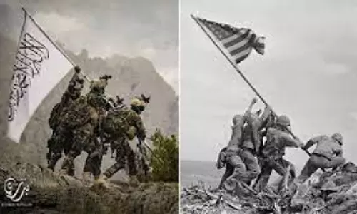 Taliban recreates WW2 photo; mocks US