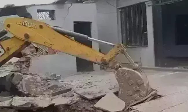 MP district administration demolishes homes of men accused of mob attack