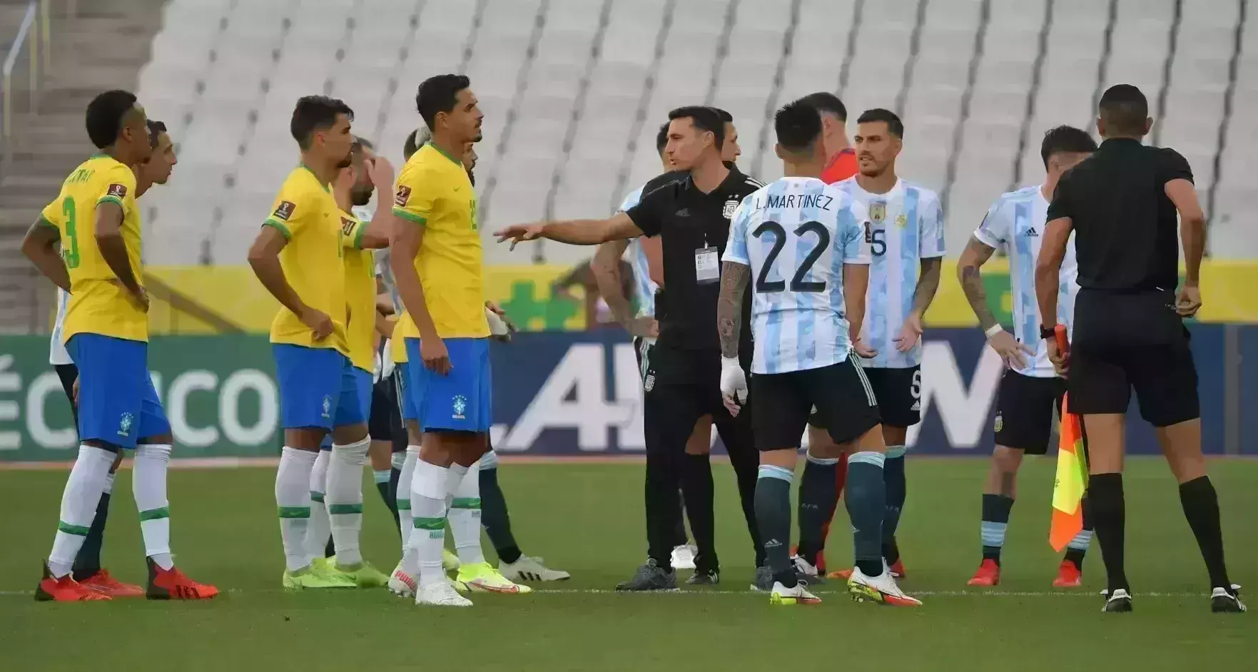 Brazil, Argentina WC football qualifier suspended amidst dramatic scene