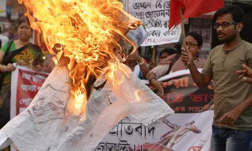 BJP, CPM supporters clash in Tripura, several injured, party offices attacked