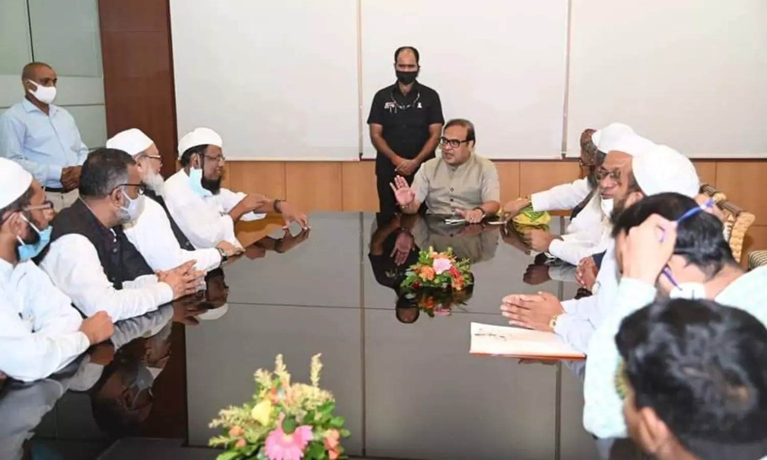 Meeting with Assam CM