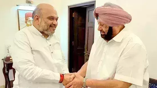 Captain-Shah meeting sets off speculations on Singhs likely perching onto BJP fold;  Cong says Shah is desperate
