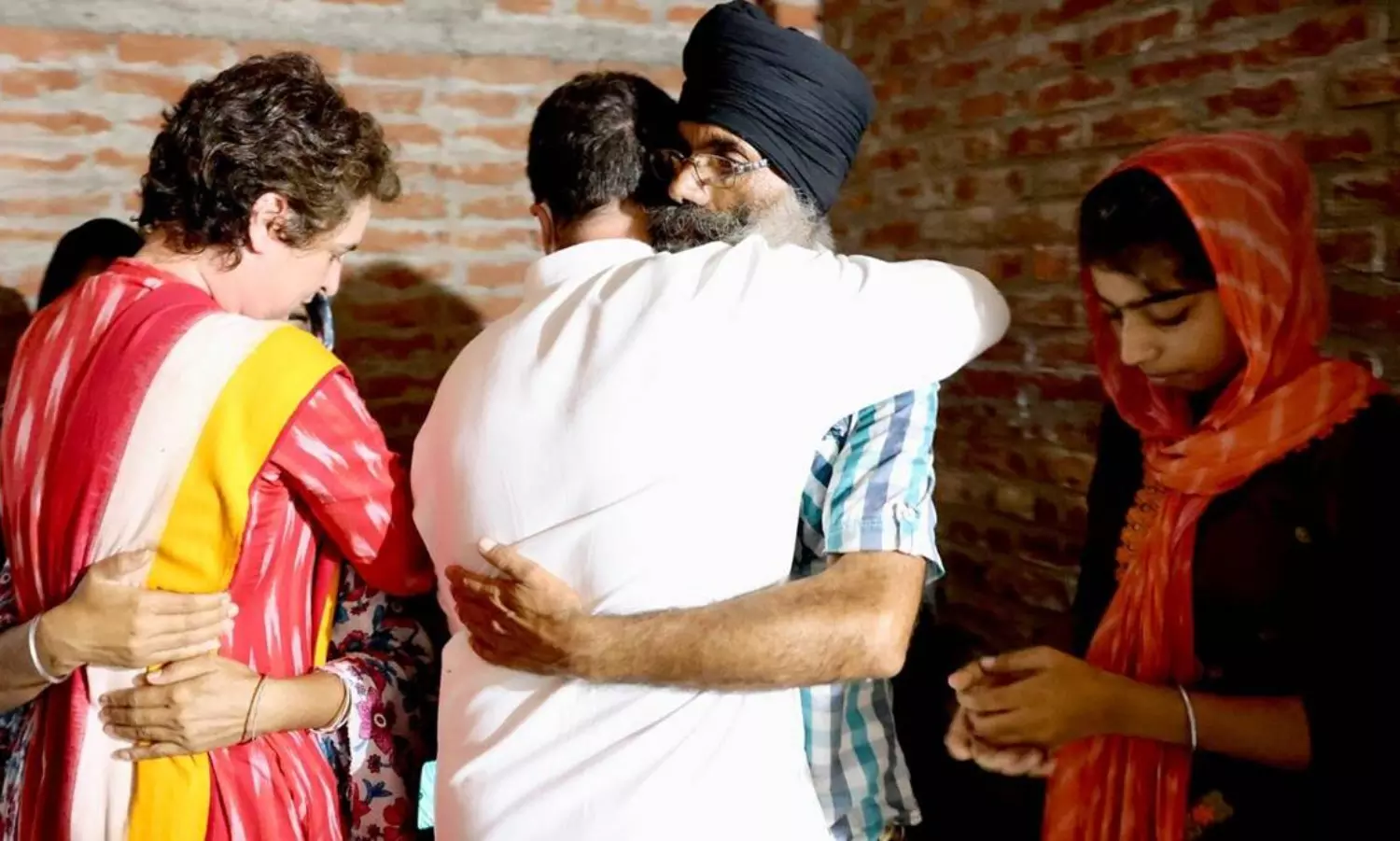 Rahul and Priyanka Gandhi meet families of Lakhimpur violence victims