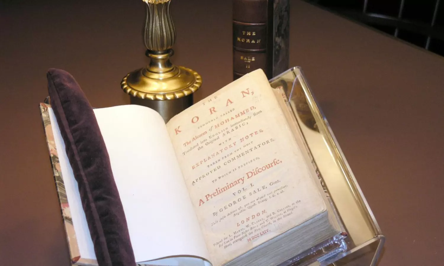 Former US President Thomas Jeffersons Quran on display at Dubai Expo 2020