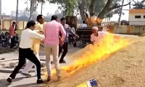 Varun Gandhi posts video of UP man setting fire to crop, seeks agri policy rethink