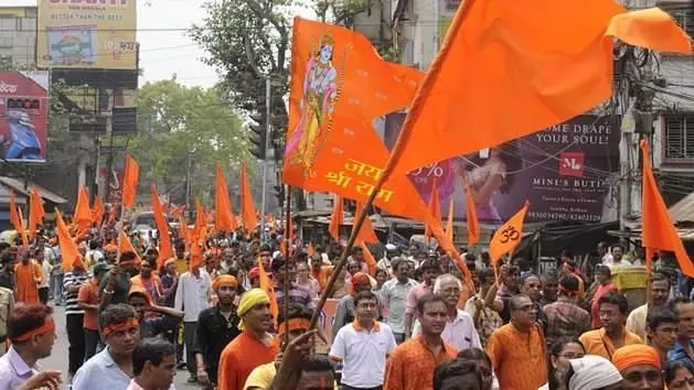 Violence during VHP rally in Tripura; mosque, shops vandalised Violence during VHP rally in Tripura; mosque, shops vandalised