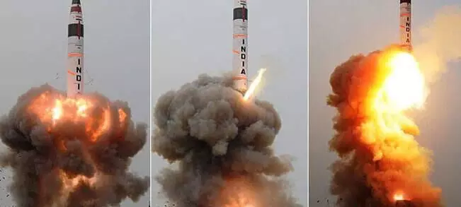 In strong message to China, India successfully test-fires Agni-5 missile