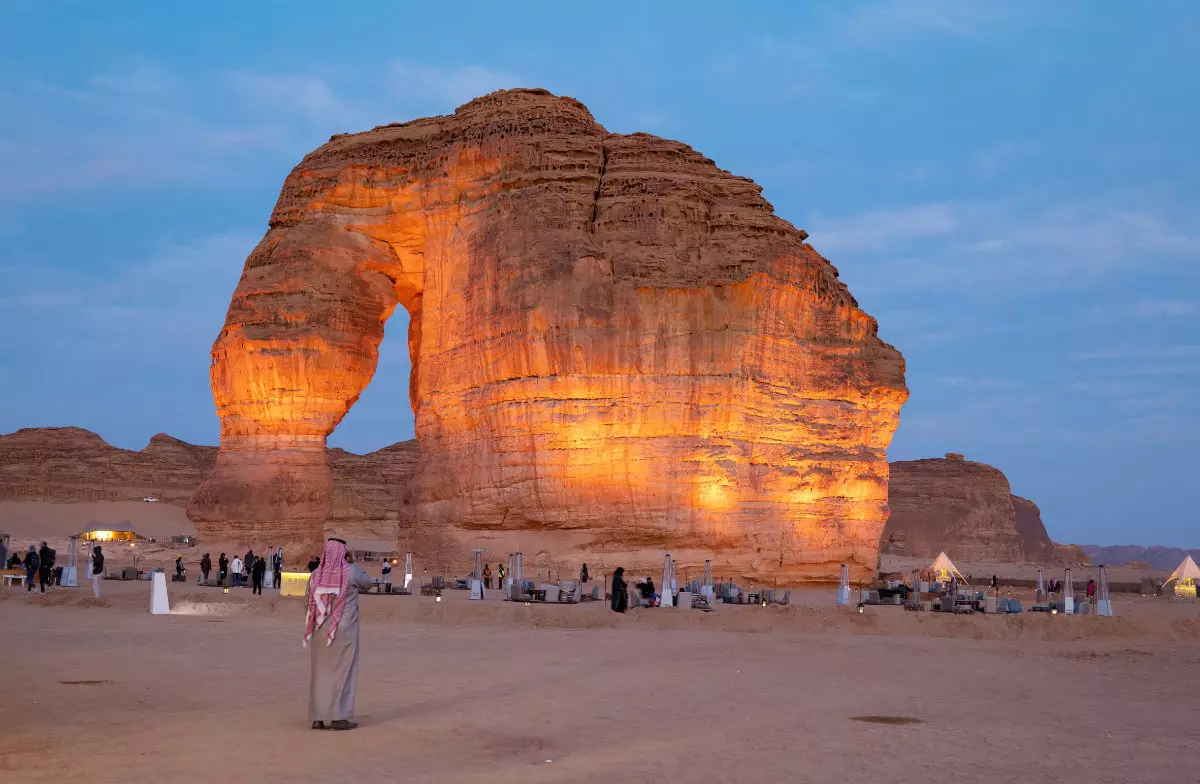 First in the world, Saudis flying museum takes visitors to AlUlas heritage