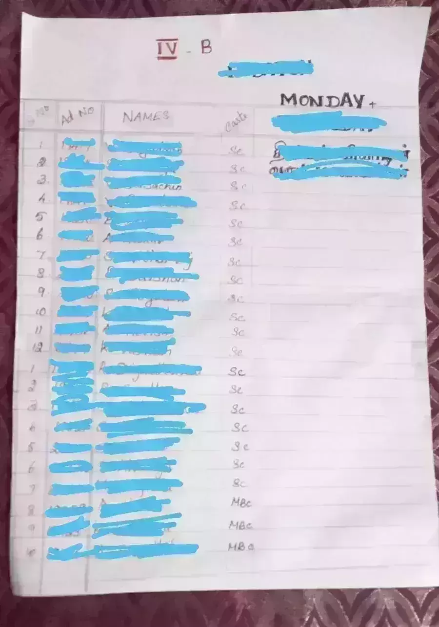 Chennai Corporation pulls up school for maintaining caste-based attendance register