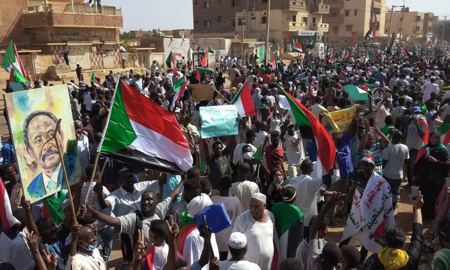 Protests erupt again in Sudan, demanding civilian rule
