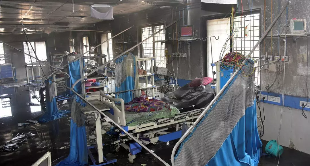 Maharashtra hospital fire kills 11 COVID patients, ICU engulfed in smoke