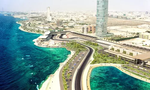 Formula One circuit in Jeddah nears completion, set to host penultimate race