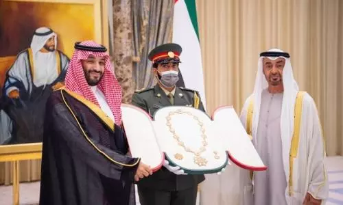 Saudi Prince Salman honoured with UAEs Order of Zayed Award