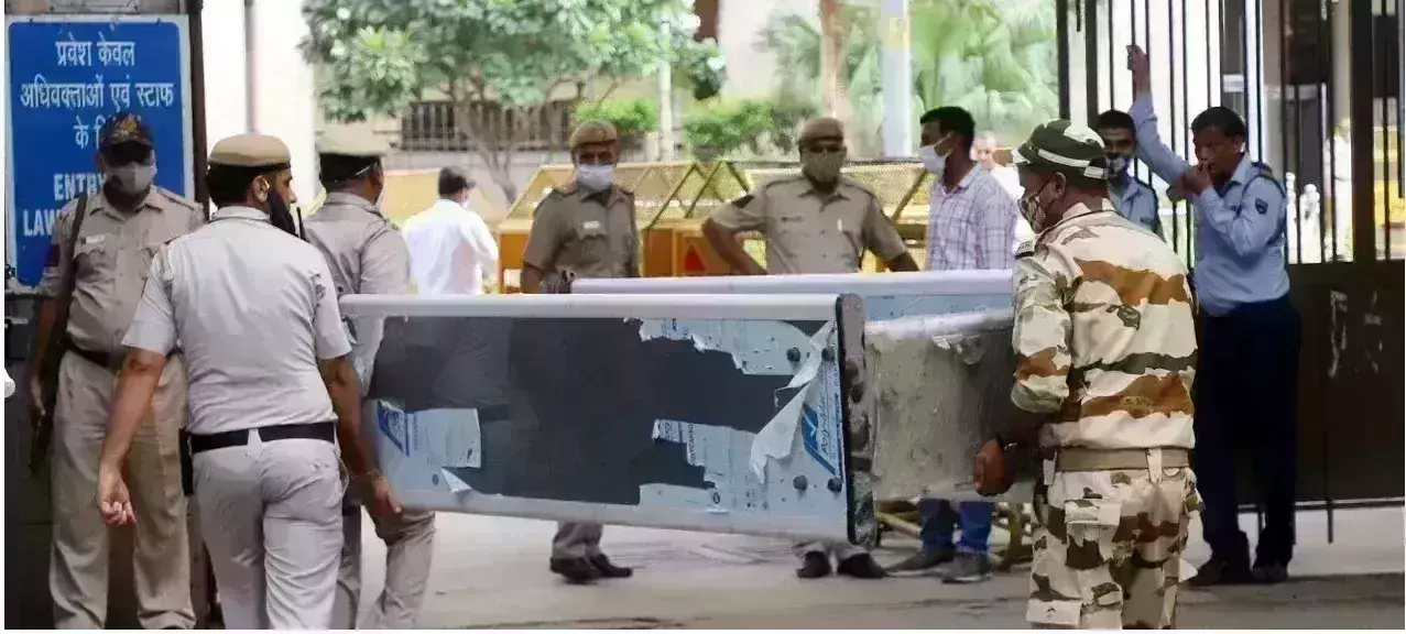 Security beefed up at Delhis Rohini Court after minor blast