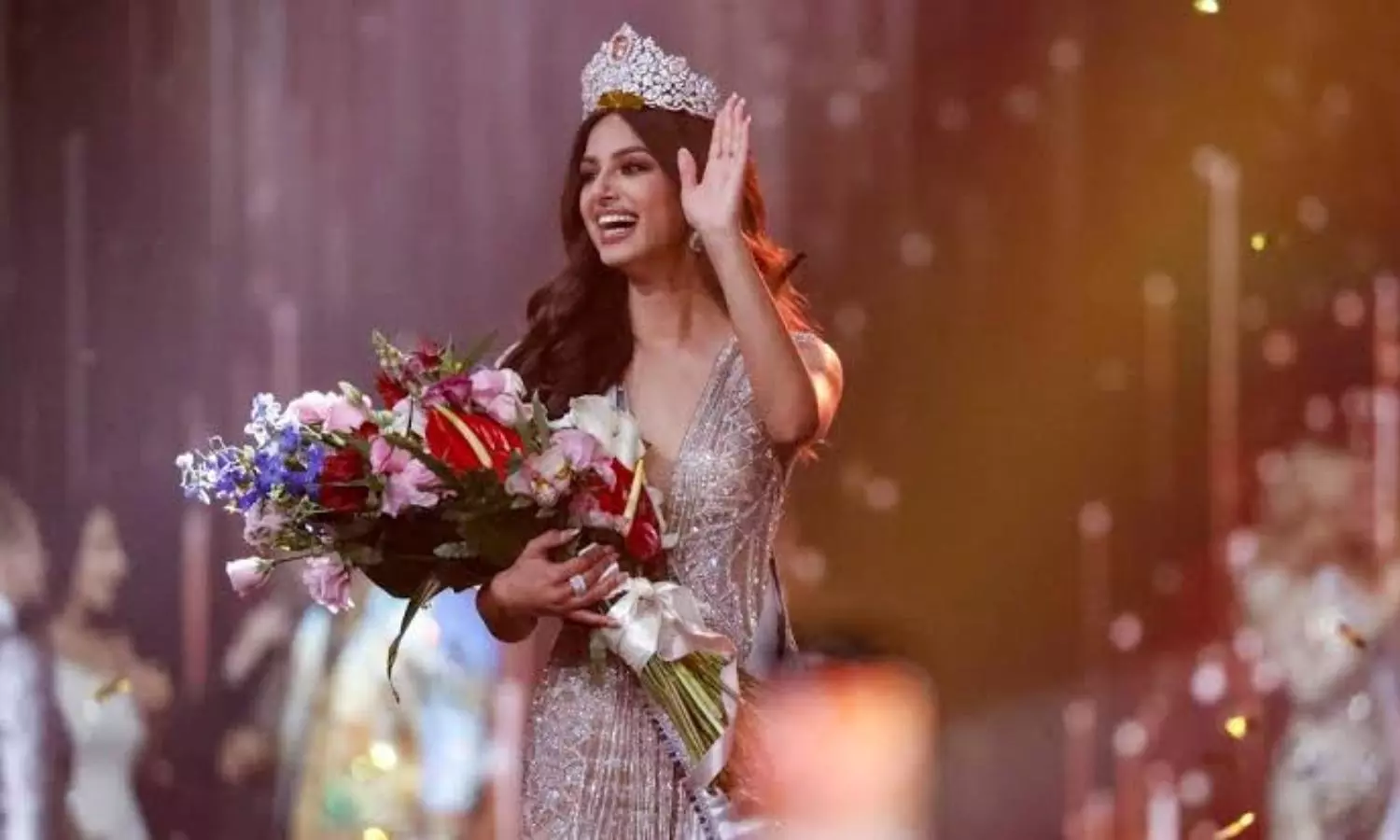 Harnaaz Sandhu brings Miss Universe crown to India after 21 years