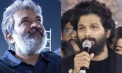 Allu Arjun thanks Rajamouli for encouragement for Pushpa