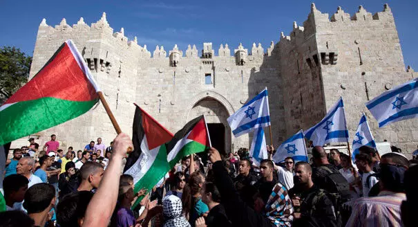 Palestinians protests thwart Jewish settlers planned rally