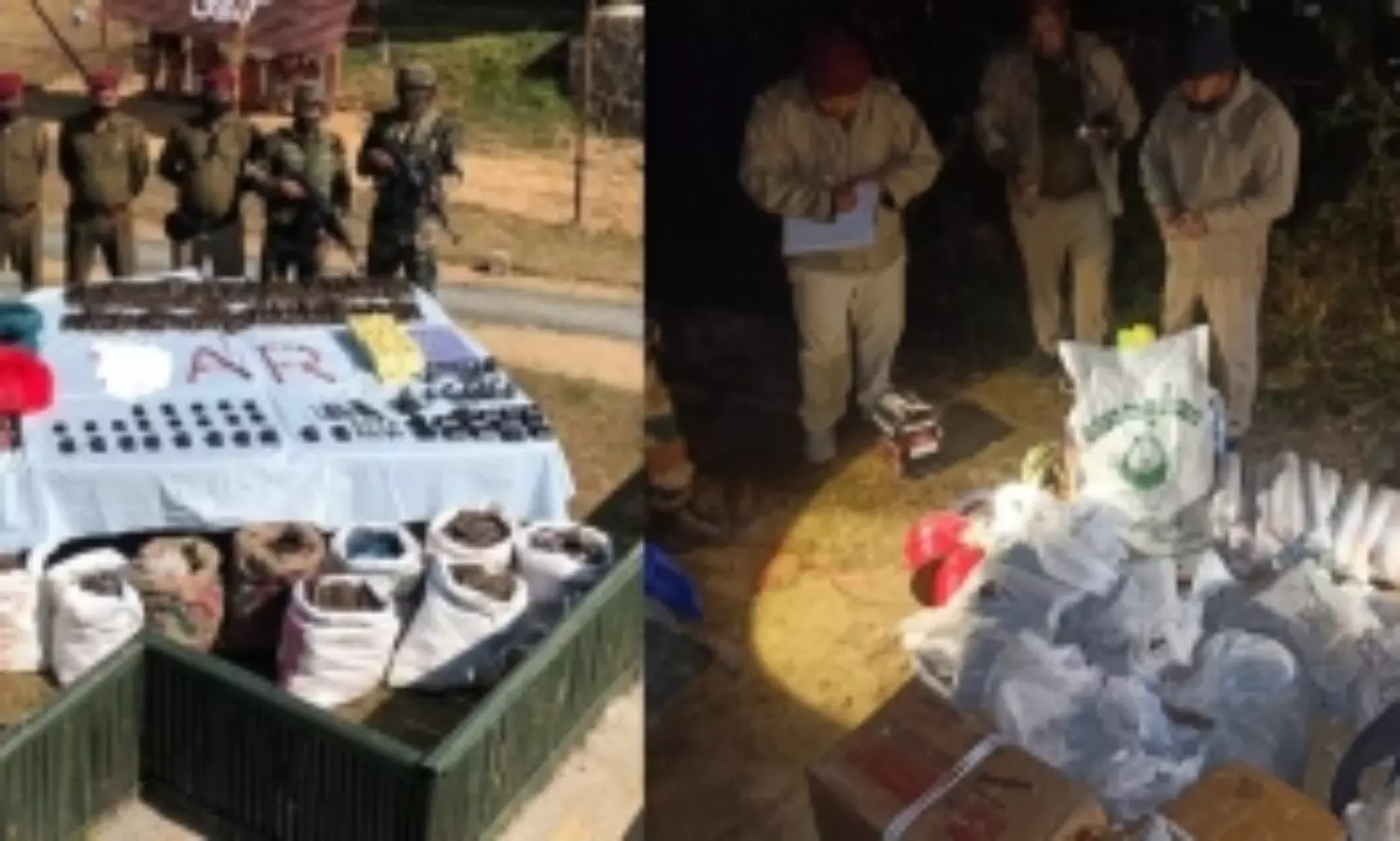 In Mizoram, explosives are recovered in large quantities