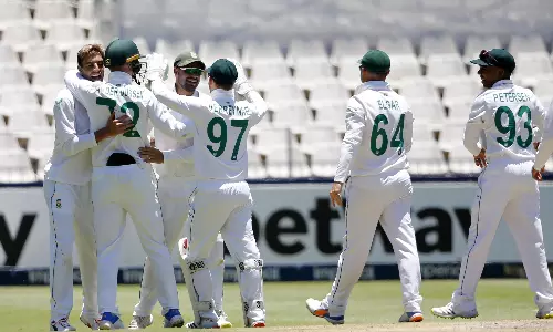 SA v IND 2dn Test: India all out for 202 on day one