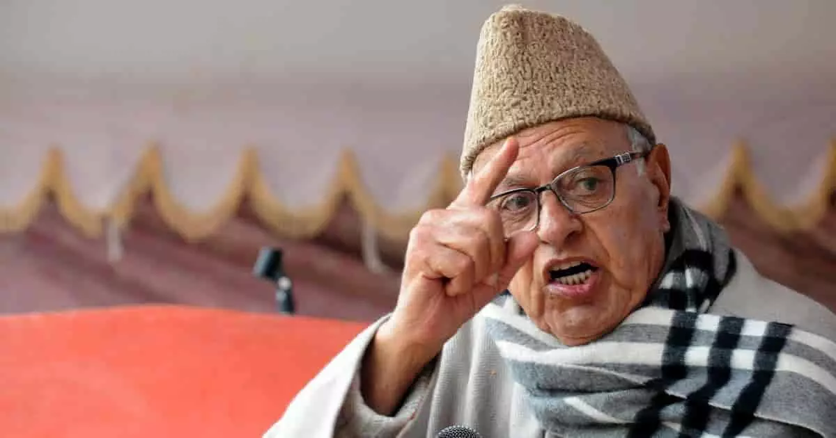 Farooq Abdullah calls out incendiary remarks, genocidal threats against Muslims