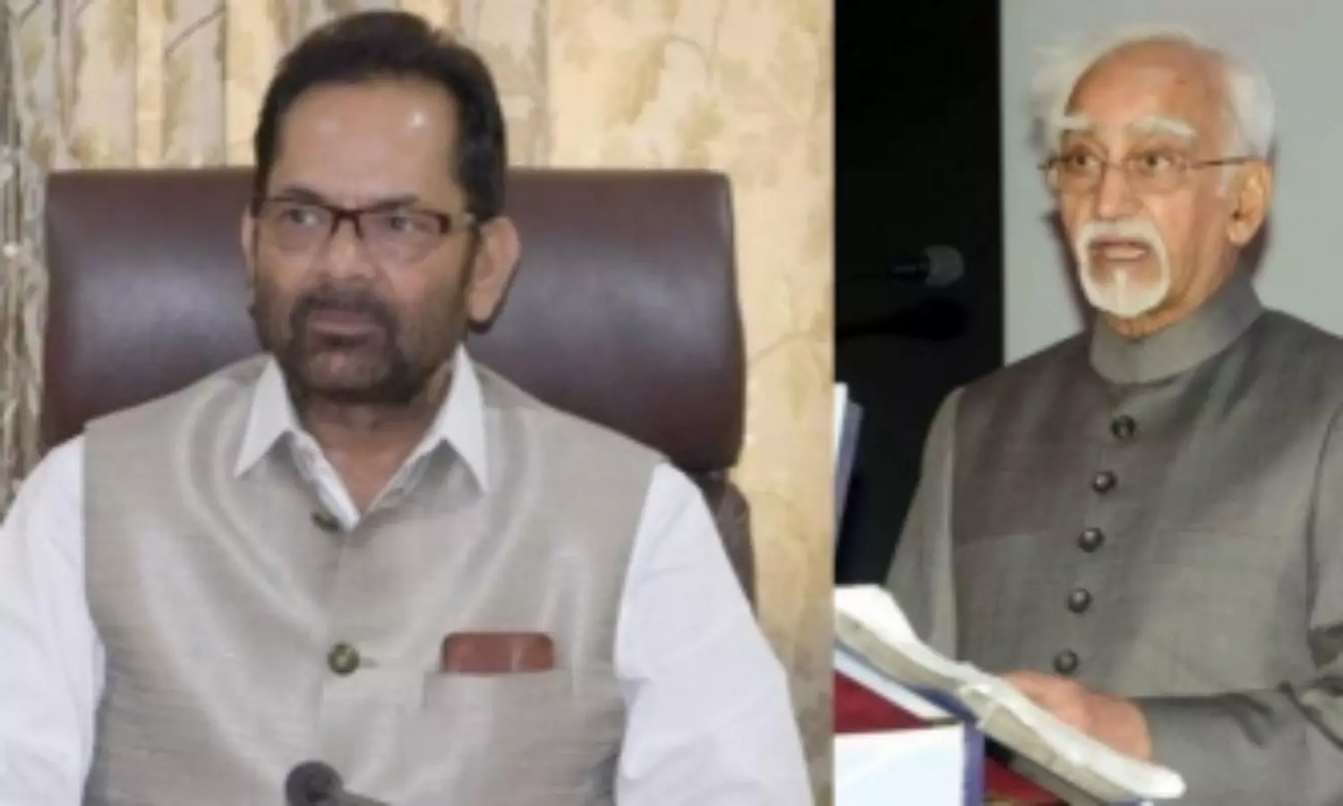 Mukhtar Abbas Naqvi attacks Hamid Ansari over his remarks on Democracy