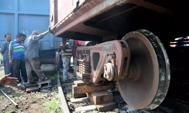 Freight train derails in Kerala; services disrupted, no injuries