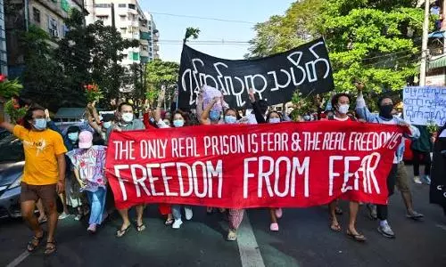 Myanmar activists call for silent strike on coup anniversary