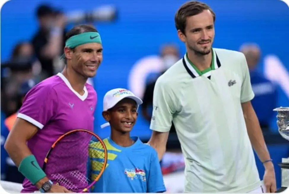 You will spot a Malayalee everywhere, even among Nadal and Medvedev