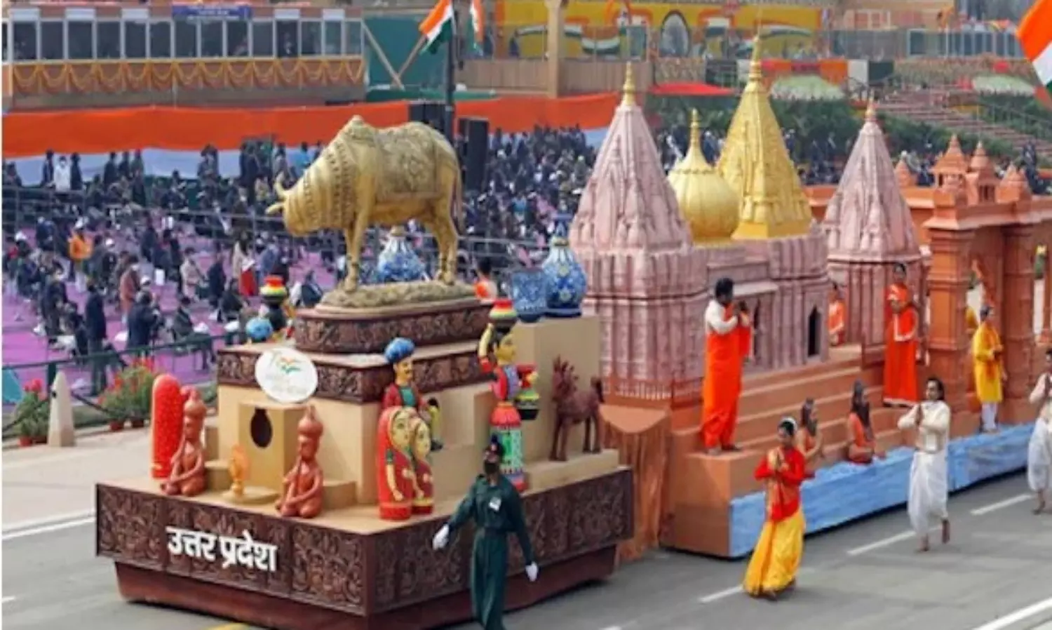 Uttar Pradesh wins the best R-Day tableau award