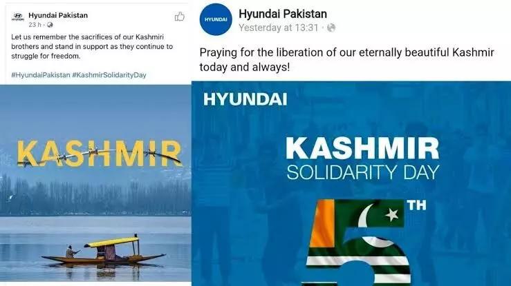 Hyundai India issues notice after its Pak units post on Kashmir creates uproar