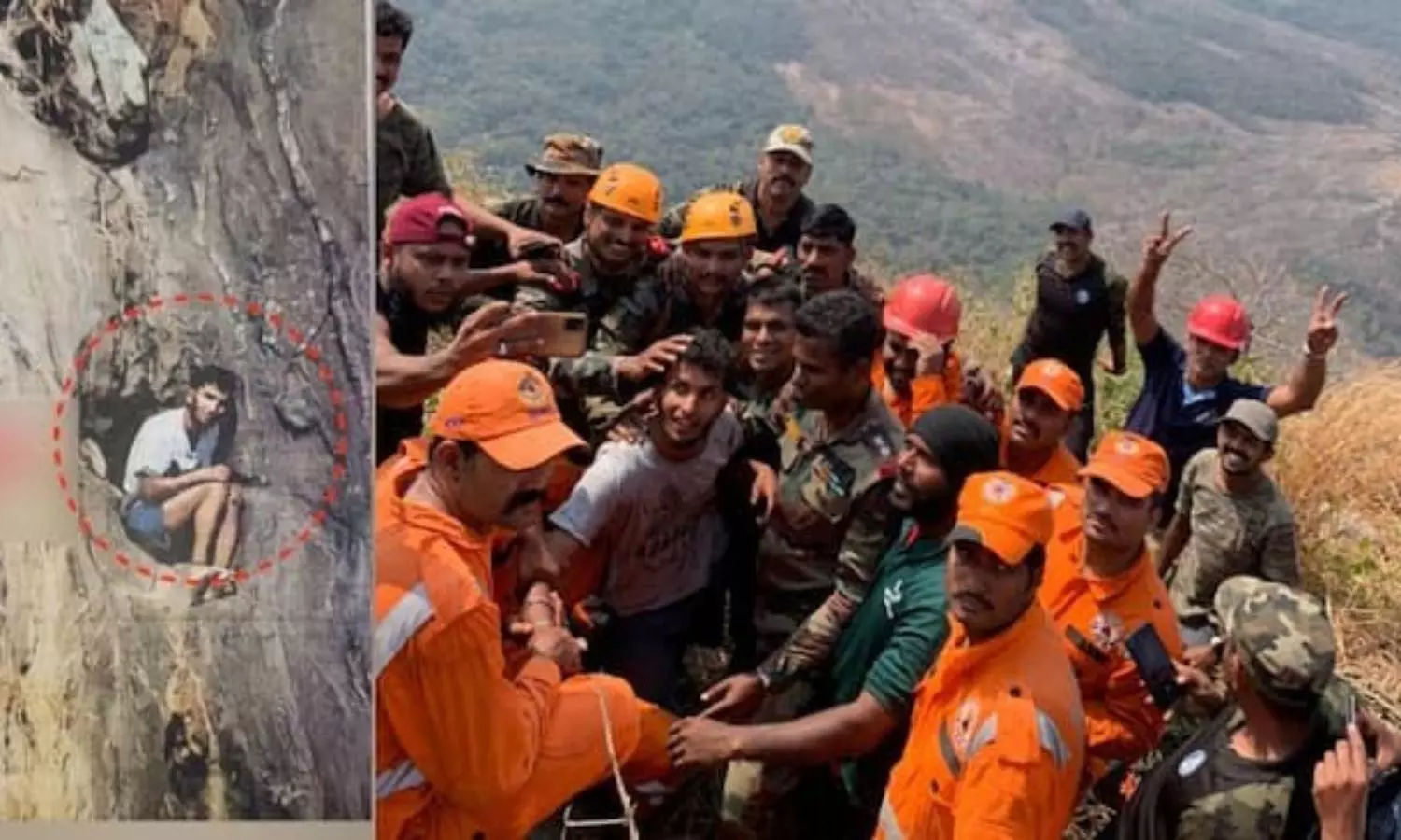 Trapped in mountain cleft for about 46 hrs, Babu brought back to life by Indian Army
