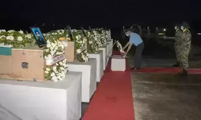 Wreath-laying held for soldiers died in Arunachal avalanche
