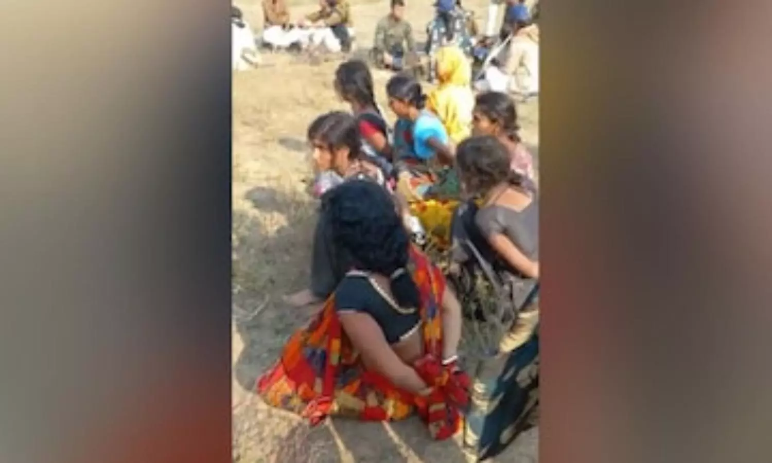 Crackdown on Illegal mining in Bihar: Women who met officials with stones handcuffed