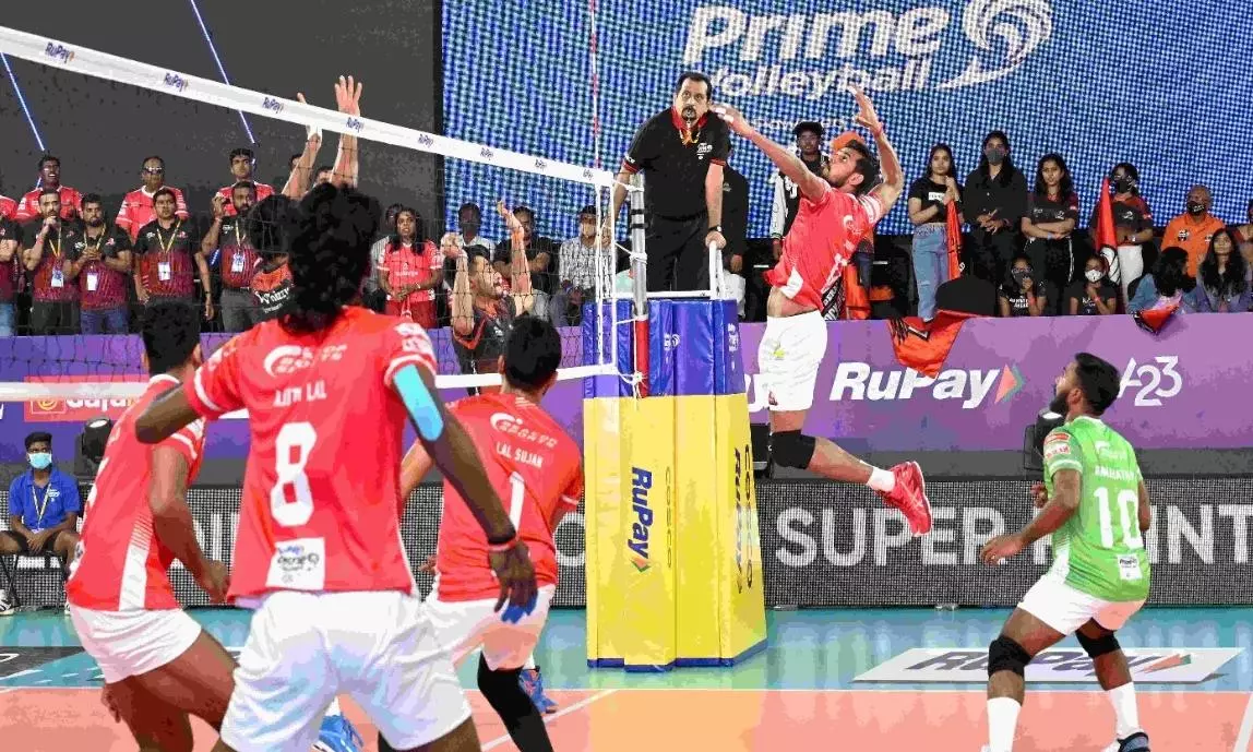 PVL: Calicut storms in to semi-finals with 5-0 win over Hyderabad PVL: Calicut storms in to semi-finals with 5-0 win over Hyderabad