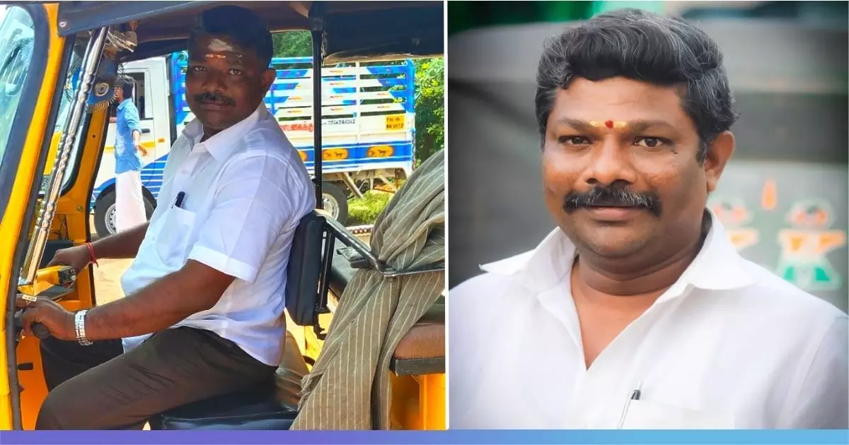 Auto driver set to become Kumbakonam Corporation Mayor Auto driver set to become Kumbakonam Corporation Mayor