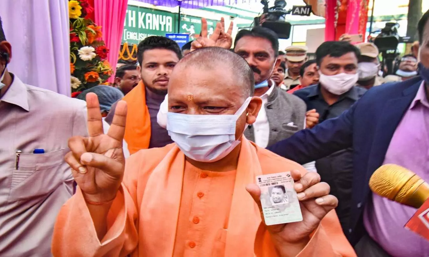 BJP in clear lead in UP,  Uttarakhand,  Manipur and Goa;  AAP makes landslide in Punjab