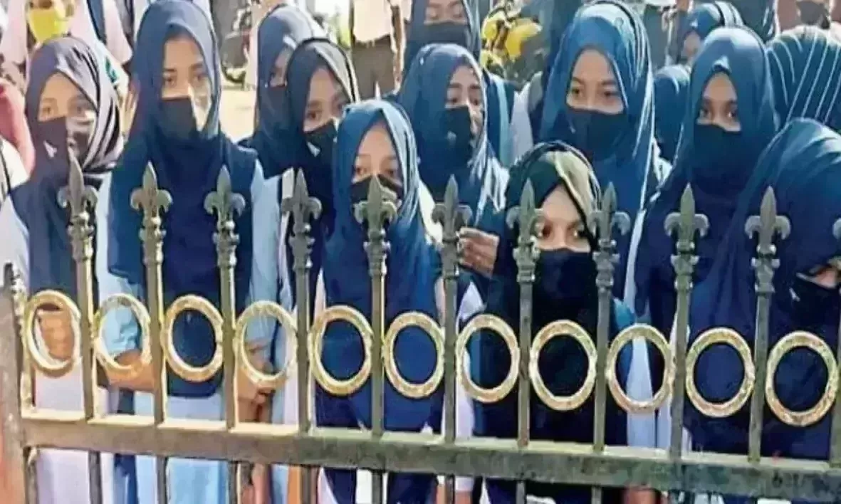 Allowing hijab-wearing students to appear for exams; 7 suspended in Karnataka