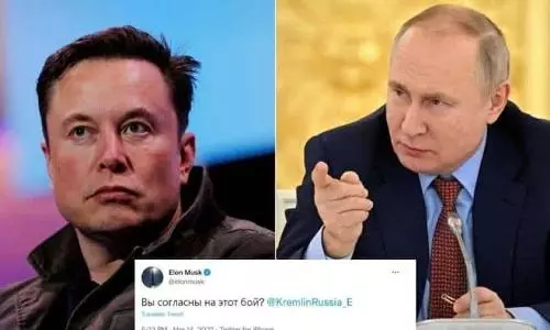 Elon Musk challenges Vladimir Putin for `single combat`over Ukraine