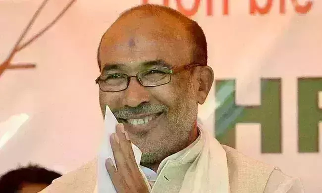 Manipur: Biren Singh takes CMs oath for his 2nd term