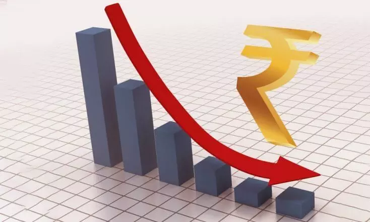 Indian rupee falls 34 paise against USD as crude oil prices surge