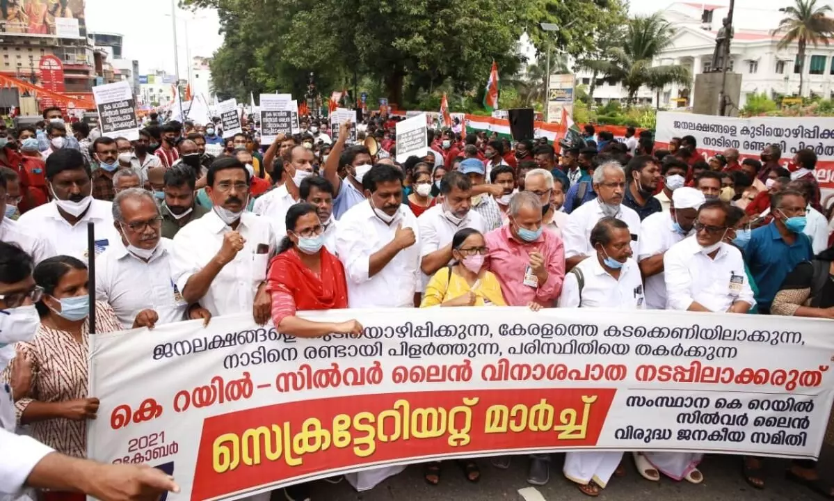 K-Rail protests motivated by terror-groups: CPI(M)