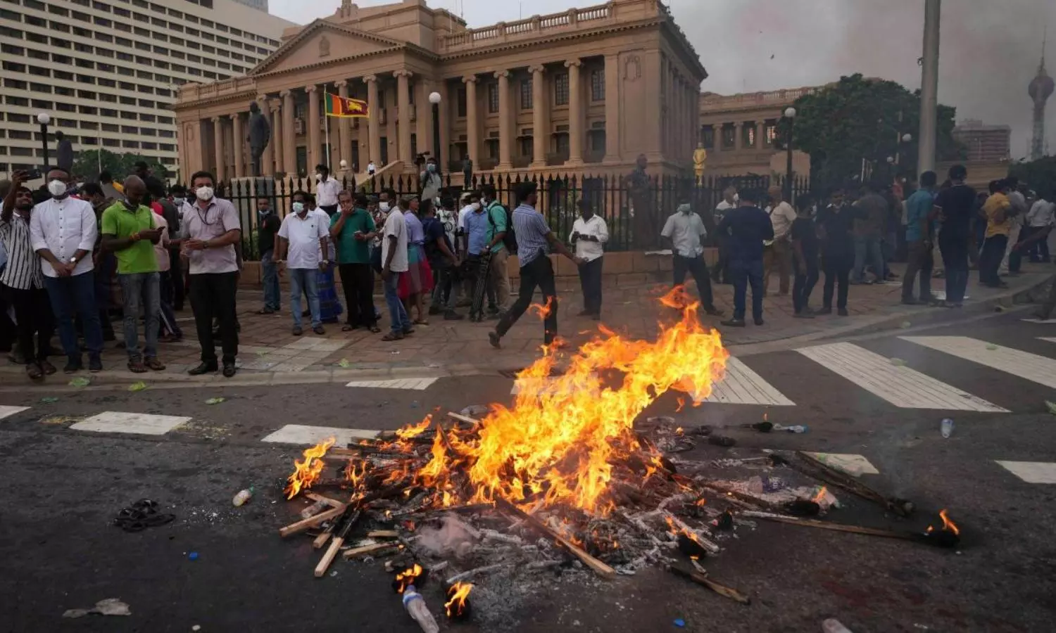 Sri Lankan President declares state of emergency amid protests as economic crisis worsens
