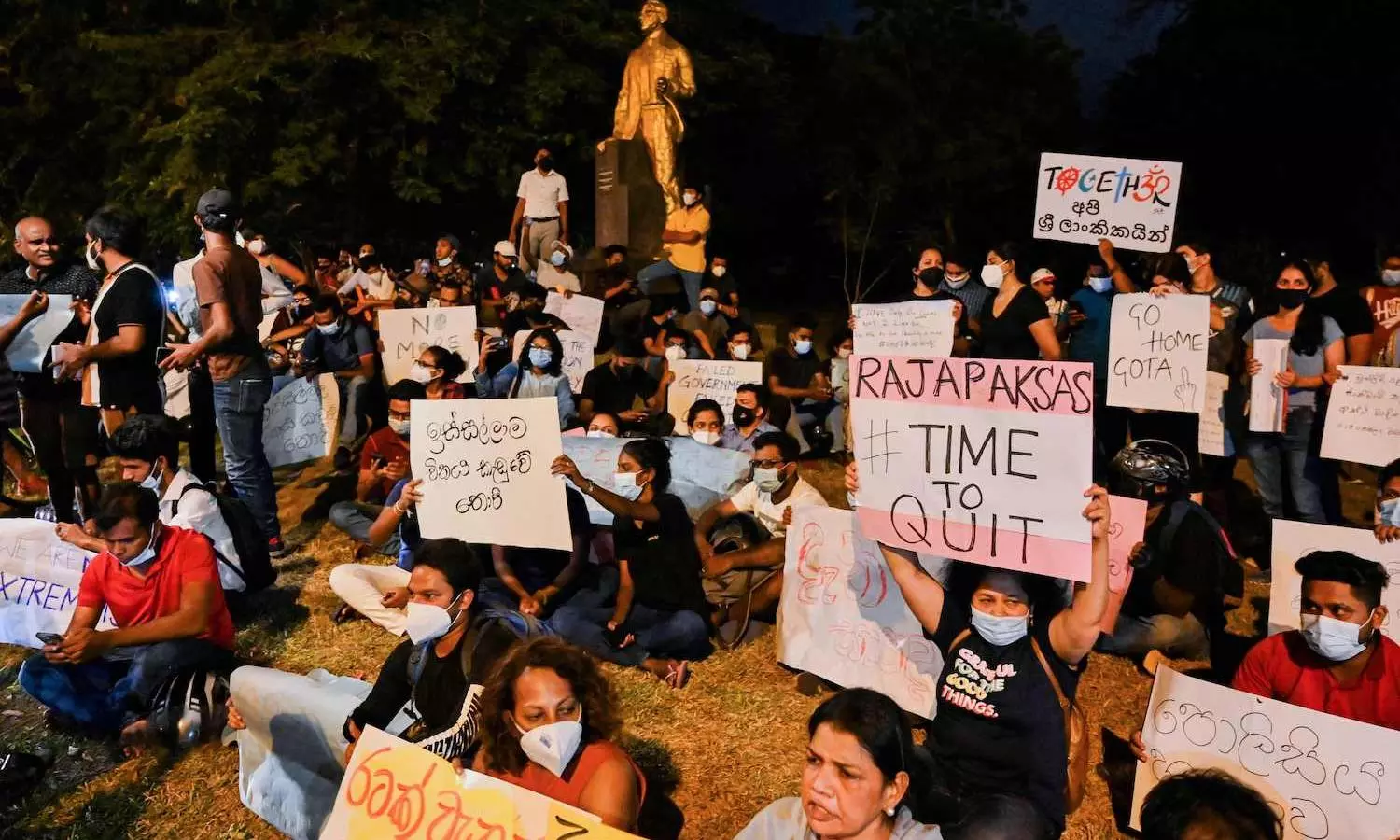 Sri Lankan military denies arrival of Indian troops to quell protest