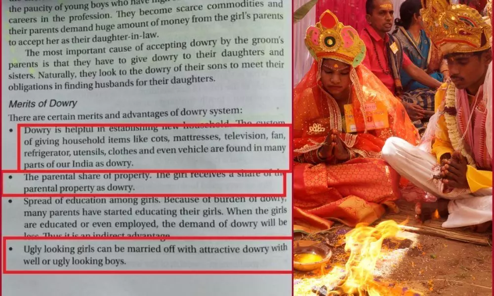 Can marry off ugly girls, get furniture, vehicles: Textbook lists as merits of dowry